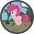 Size: 3919x4000 | Tagged: safe, artist:mahaugher, pinkie pie, earth pony, pony, blank flank, filly, pronking, rock farm, solo, sun