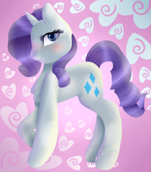 Size: 900x1027 | Tagged: safe, artist:winnta, rarity, pony, unicorn, female, mare, solo