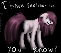 Size: 3000x2600 | Tagged: safe, artist:phoenixnyshes, pinkie pie, earth pony, pony, black background, crying, pinkamena diane pie, sad, simple background, solo