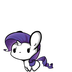 Size: 600x600 | Tagged: dead source, safe, artist:bleedshark, rarity, pony, unicorn, chibi, cute, female, mare, raribetes, simple background, solo, transparent background