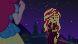 Size: 1920x1080 | Tagged: safe, screencap, pinkie pie, sunset shimmer, better together, equestria girls, sunset's backstage pass!