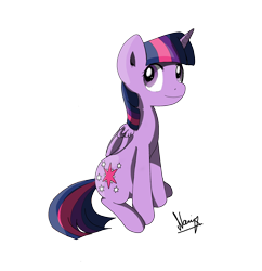 Size: 2000x2065 | Tagged: safe, artist:nairua, derpibooru import, twilight sparkle, twilight sparkle (alicorn), alicorn, pony, colored, digital art, solo