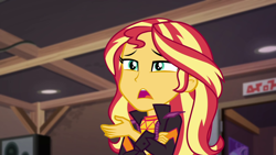 Size: 1920x1080 | Tagged: safe, screencap, sunset shimmer, better together, equestria girls, sunset's backstage pass!, music festival outfit, solo