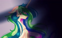 Size: 3455x2124 | Tagged: safe, artist:queenlicious101, princess celestia, alicorn, pony, crying, floppy ears, sad, solo