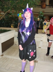 Size: 487x650 | Tagged: safe, derpibooru import, twilight sparkle, human, cosplay, irl, irl human, photo