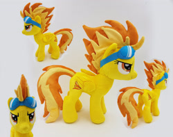 Size: 3408x2692 | Tagged: safe, artist:epicrainbowcrafts, derpibooru import, spitfire, pony, goggles, high res, irl, photo, plushie, solo