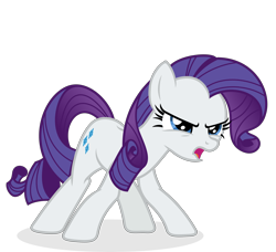 Size: 5000x4568 | Tagged: safe, artist:punzil504, edit, rarity, earth pony, pony, absurd resolution, alternate universe, cropped, earth pony rarity, female, mare, race swap, simple background, solo, transparent background