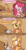 Size: 700x1350 | Tagged: safe, artist:solar-slash, applejack, pinkie pie, earth pony, pony, comic, crossover, digging, disney, hoof hold, meerkat, open mouth, shovel, smiling, the lion king, timon, trench, wide eyes