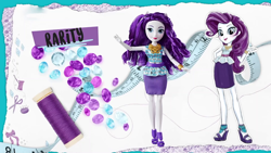 Size: 1920x1080 | Tagged: safe, rarity, better together, equestria girls, concept art, doll, eqg promo pose set, solo, toy