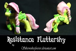 Size: 400x267 | Tagged: safe, artist:silverwolvesforever, fluttershy, the cutie re-mark, irl, photo, plushie, solo