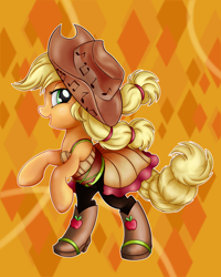 Size: 2000x2500 | Tagged: safe, artist:beamsaber, applejack, equestria girls, friendship through the ages, rainbow rocks, country applejack, equestria girls outfit, solo