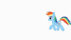 Size: 1920x1080 | Tagged: safe, artist:thesamstudio, derpibooru import, rainbow dash, pegasus, pony, animated, c:, cute, dashabetes, female, looking at you, mare, pose, prancing, raised hoof, rearing, simple background, smiling, solo, tippy taps, trotting, white background