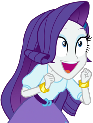 Size: 1557x2048 | Tagged: safe, artist:thebarsection, rarity, dance magic, equestria girls, spoiler:eqg specials, bracelet, clothes, cute, female, looking up, open mouth, raribetes, simple background, skirt, solo, transparent background
