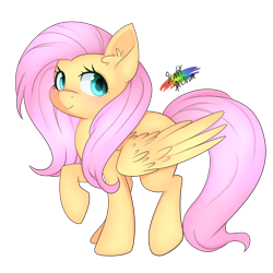Size: 3300x3300 | Tagged: safe, artist:scarlet-spectrum, fluttershy, pegasus, pony, cute, ear fluff, shyabetes, simple background, solo, transparent background