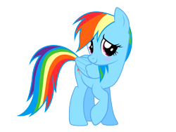 Size: 8000x6000 | Tagged: safe, artist:vvolllovv, derpibooru import, rainbow dash, pegasus, pony, embarrassed, female, mare, simple background, solo, transparent background, vector