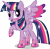 Size: 5943x5822 | Tagged: safe, artist:benybing, derpibooru import, twilight sparkle, twilight sparkle (alicorn), alicorn, pony, twilight's kingdom, absurd resolution, female, mare, rainbow power, solo