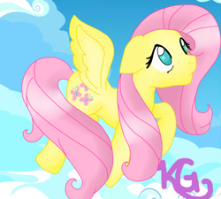 Size: 1000x900 | Tagged: safe, artist:royaltwilight, fluttershy, pegasus, pony, female, flying, mare, solo