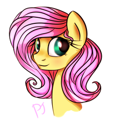 Size: 720x800 | Tagged: safe, artist:unicorn2000, fluttershy, pegasus, pony, bust, portrait, solo