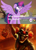 Size: 427x599 | Tagged: safe, derpibooru import, twilight sparkle, twilight sparkle (alicorn), alicorn, pony, exploitable meme, female, hub logo, mare, meme, needles kane, sweet tooth (twisted metal), twisted metal, who destroyed twilight's home