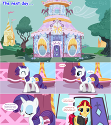 Size: 1284x1444 | Tagged: safe, artist:hakunohamikage, rarity, oc, oc:summer star, pony, unicorn, ask, ask-princesssparkle, carousel boutique, clothes, male, stallion, suit, tumblr