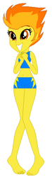 Size: 496x1678 | Tagged: safe, artist:jawsandgumballfan24, derpibooru import, spitfire, equestria girls, clothes, equestria girls-ified, solo, swimsuit