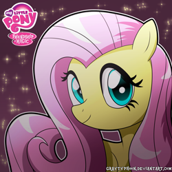 Size: 2200x2200 | Tagged: safe, artist:graytyphoon, fluttershy, pegasus, pony, female, mare, pink mane, solo, yellow coat