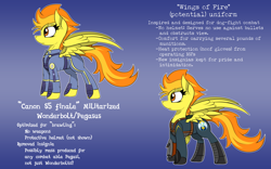 Size: 1600x1000 | Tagged: safe, artist:dangercloseart, derpibooru import, spitfire, alternate costumes, clothes, uniform, wonderbolts uniform