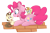 Size: 7059x4622 | Tagged: safe, artist:cutepencilcase, pinkie pie, pound cake, pumpkin cake, earth pony, pony, absurd resolution, cake twins