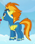 Size: 270x336 | Tagged: safe, derpibooru import, screencap, spitfire, pegasus, pony, newbie dash, clothes, cloud, cropped, female, goggles, hooves, mare, on a cloud, plot, solo, standing on cloud, uniform, wings, wonderbolts uniform