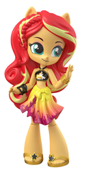 Size: 372x736 | Tagged: safe, artist:andrew hickinbottom, sunset shimmer, better together, equestria girls, forgotten friendship, clothes, sports bra, summer sunset, swimsuit