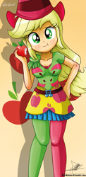 Size: 645x1321 | Tagged: safe, artist:the-butch-x, applejack, equestria girls, rainbow rocks, beautiful, beautiful x, cute, hand on hip, jackabetes, solo