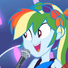 Size: 225x225 | Tagged: safe, derpibooru import, screencap, rainbow dash, better together, equestria girls, spring breakdown, spoiler:eqg specials, all good (song), cropped, microphone, open mouth, singing, smiling, solo