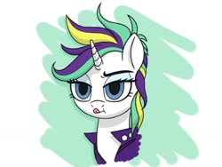 Size: 1024x768 | Tagged: safe, artist:rainbow-douch, rarity, pony, unicorn, it isn't the mane thing about you, alternate hairstyle, punk, raripunk, solo, tongue out