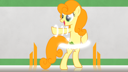 Size: 1920x1080 | Tagged: safe, artist:jeremis, artist:kooner-cz, derpibooru import, edit, carrot top, golden harvest, earth pony, pony, female, glow, mare, pointing, ring, vector, wallpaper, wallpaper edit