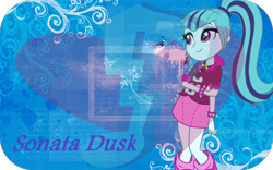 Size: 1440x898 | Tagged: safe, artist:mixiepie, artist:the-real-sonata-dusk, derpibooru import, sonata dusk, equestria girls, rainbow rocks, cute, cutie mark, vector, wallpaper