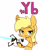 Size: 800x1000 | Tagged: safe, artist:joycall6, applejack, earth pony, pony, series:joycall6's periodic table, bedroom eyes, crossover, laser, periodic table, portal (valve), portal gun, ytterbium