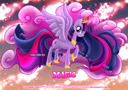 Size: 636x450 | Tagged: safe, artist:nekoi-echizen, derpibooru import, twilight sparkle, twilight sparkle (alicorn), alicorn, pony, female, mare, older, solo