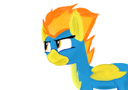 Size: 3157x2232 | Tagged: safe, artist:simplesample, derpibooru import, spitfire, pony, clothes, simple background, solo, transparent background, uniform, wonderbolts uniform