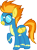 Size: 558x758 | Tagged: safe, artist:a01421, derpibooru import, spitfire, pony, clothes, simple background, solo, transparent background, uniform, vector, wonderbolts uniform