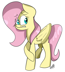 Size: 1185x1309 | Tagged: safe, artist:befishproductions, fluttershy, pegasus, pony, heart eyes, looking at something, looking away, signature, simple background, solo, standing, transparent background, wingding eyes