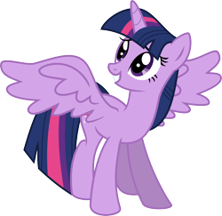 Size: 7000x6816 | Tagged: safe, artist:kamyk962, derpibooru import, twilight sparkle, twilight sparkle (alicorn), alicorn, pony, magical mystery cure, absurd resolution, female, mare, simple background, solo, transparent background, vector