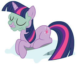 Size: 5000x4135 | Tagged: safe, artist:kooner-cz, artist:maximillianveers, derpibooru import, twilight sparkle, absurd resolution, mud mask, simple background, solo, transparent background, vector