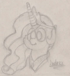 Size: 474x512 | Tagged: safe, artist:stargamer8, princess celestia, alicorn, pony, cute, monochrome, signature, solo, traditional art