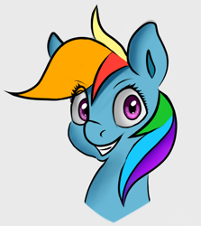 Size: 534x599 | Tagged: safe, artist:jellymaggot, derpibooru import, rainbow dash, pegasus, pony, simple background, solo