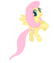 Size: 5200x6000 | Tagged: safe, artist:estories, fluttershy, pegasus, pony, absurd resolution, flying, looking at you, open mouth, simple background, solo, spread wings, transparent background, vector