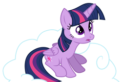 Size: 4456x3000 | Tagged: safe, artist:theshadowstone, derpibooru import, twilight sparkle, twilight sparkle (alicorn), alicorn, pony, cloud, female, mare, simple background, solo, transparent background