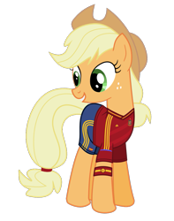 Size: 827x1050 | Tagged: safe, artist:isegrim87, applejack, earth pony, pony, clothes, football, jersey, simple background, solo, spain, transparent background, vector