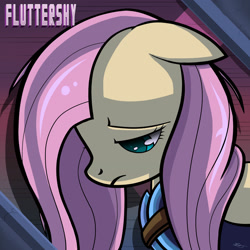 Size: 2001x2001 | Tagged: safe, artist:swordflash4, fluttershy, pegasus, pony, female, macroschism, mare, solo