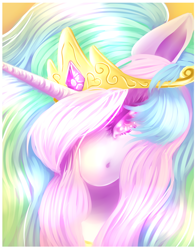 Size: 1000x1277 | Tagged: safe, artist:cabbage-arts, princess celestia, alicorn, pony, solo