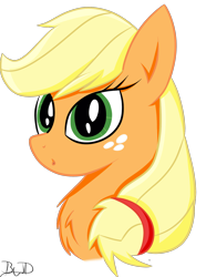 Size: 1410x1900 | Tagged: safe, artist:silvy-winds, applejack, earth pony, pony, fluffy, simple background, solo